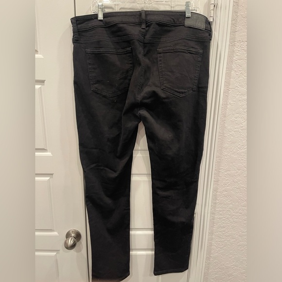 American Eagle Men’s Black jeans AIRFLEX + size:36x30 Preloved - Picture 2 of 11